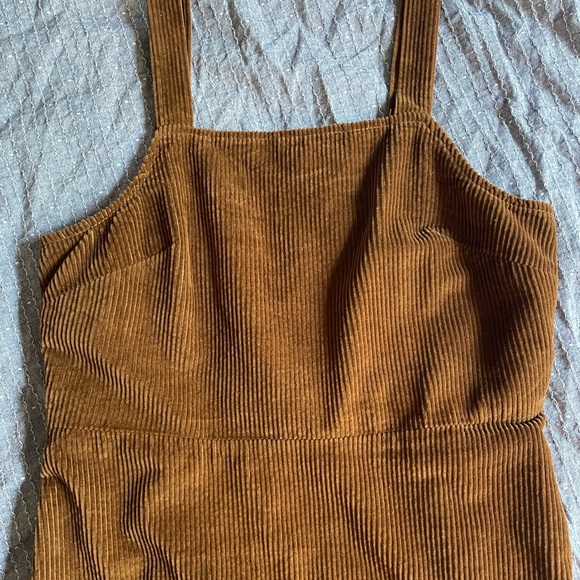AE Corduroy Mini Overall Dress - Picture 3 of 7